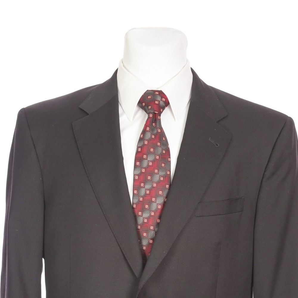 Jos A Bank Signature Gold Solid Black Sport Coat